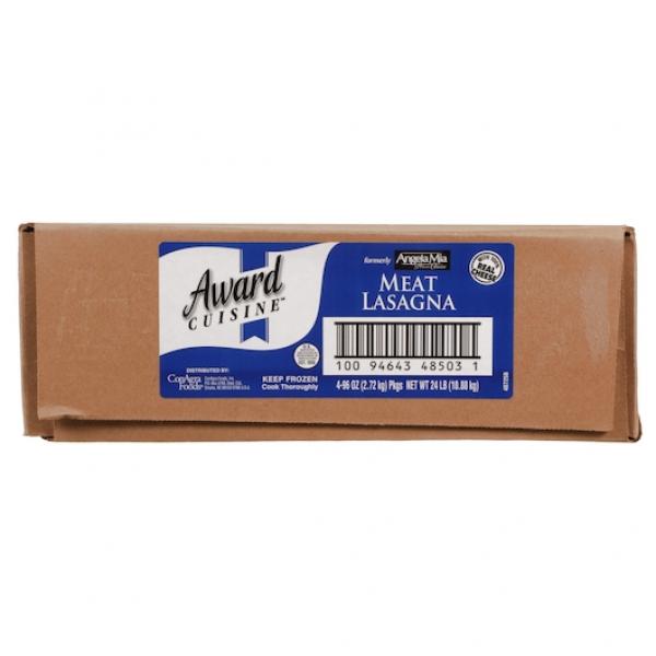 Award Cuisine Meat Lasagna 96 Ounce Size - 4 Per Case.