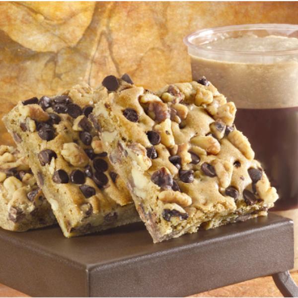 Brownie Blondie Chocolate Chip & Walnut Sheet Frozen Unsalted 2.5 Pound Each - 4 Per Case.