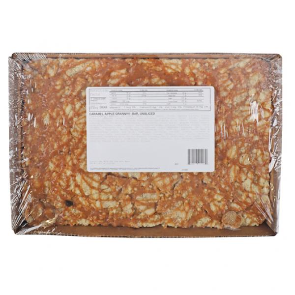 Dessert Bar Caramel Apple Granny Unsliced Tray Frozen 3.3 Pound Each - 4 Per Case.