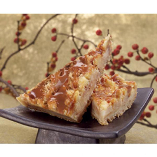 Dessert Bar Caramel Apple Granny Unsliced Tray Frozen 3.3 Pound Each - 4 Per Case.