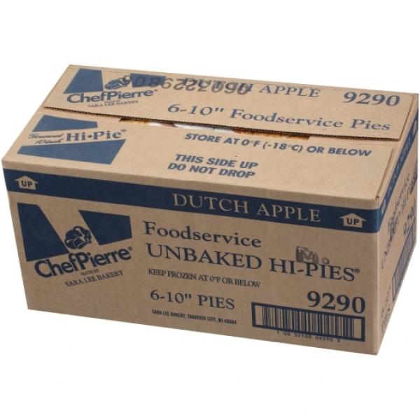 Chef Pierre Dutch Apple Pie High Unbaked 10" 6-47 Ounce Kosher 6-47 Ounce