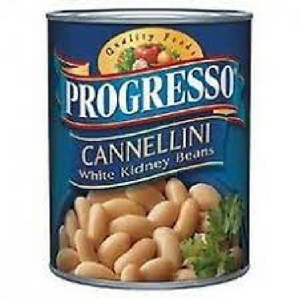 Progresso™ Canned Vegetables Cannellini White Kidney Beans 15 Ounce Size - 24 Per Case.