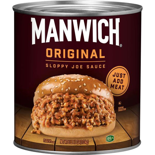 Manwich Original Sloppy Joe Sauce 107 Ounce Size - 4 Per Case.