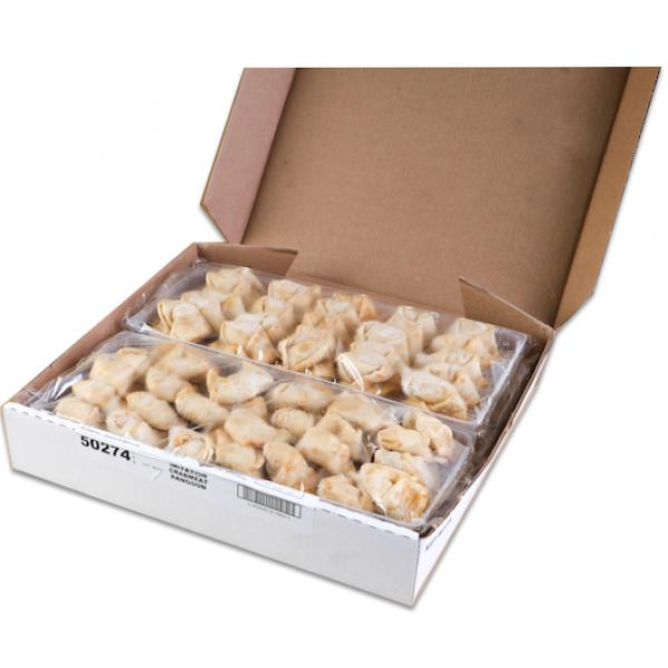 Imitation Crabmeat Rangoon 25 Count Packs - 4 Per Case.