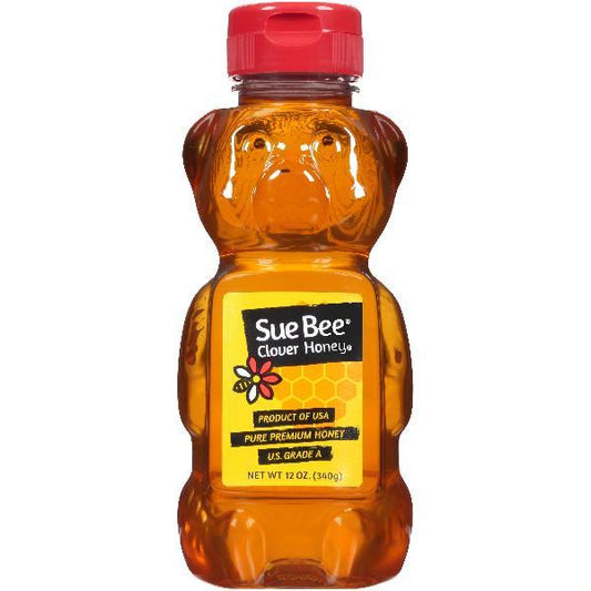 Sue Bee Honey Bears 12 Ounce Size - 12 Per Case.