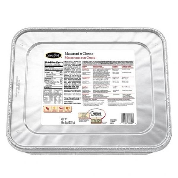 Stouffer's Macaroni & Cheese Tray 6.13 Pound Each - 4 Per Case.