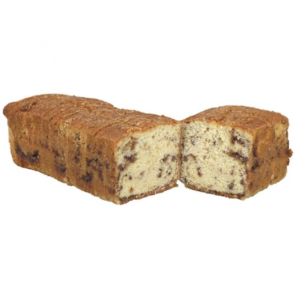 Cake Coffee Pullman Loaf Cinnamon Streusel Slice 3.68 Pound Each - 2 Per Case.