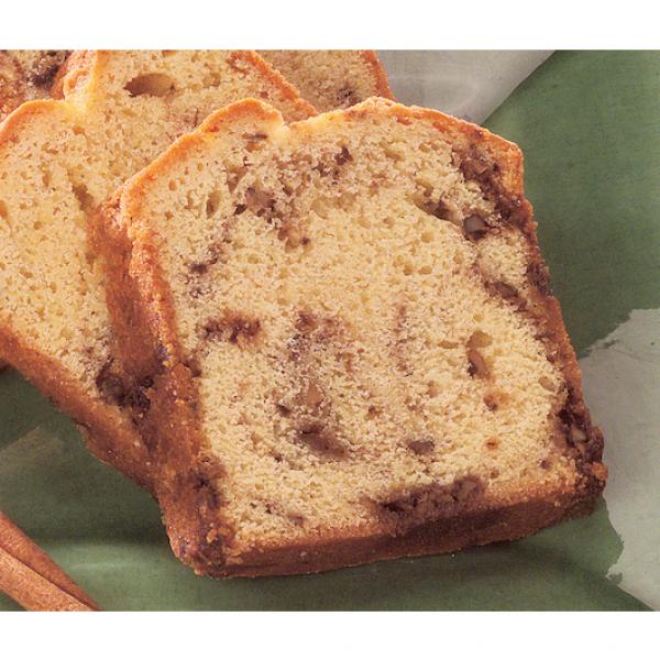 Cake Coffee Pullman Loaf Cinnamon Streusel Slice 3.68 Pound Each - 2 Per Case.