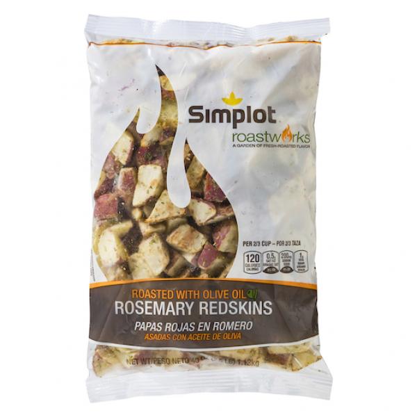 Simplot Roastworks Roasted Rosemary Redskin Potatoes 2.5 Pound Each - 6 Per Case.