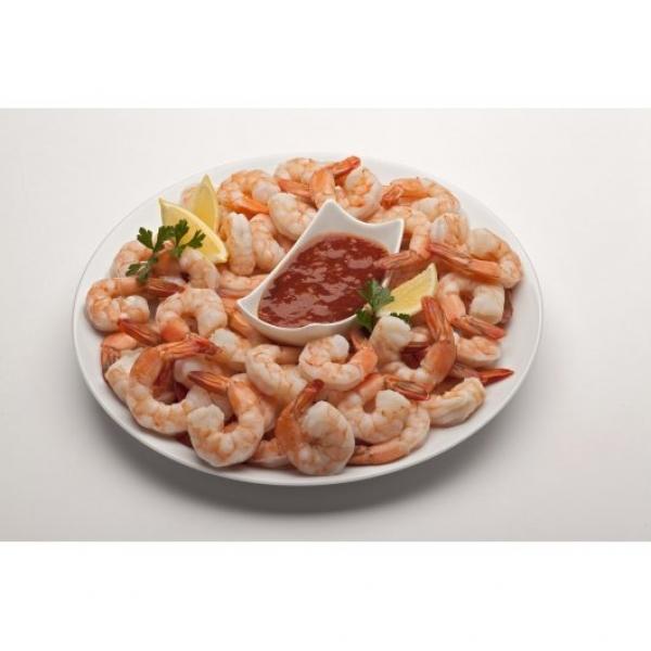 Shrimp Cooked Peeled And Deveined Tailon 2 Pound Each - 5 Per Case.