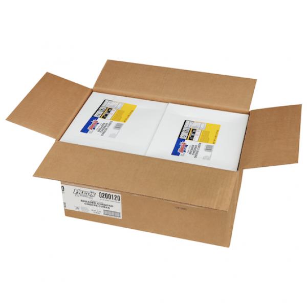 Fred's Breaded Cheddar Cheese Cube Box 4 Pound Each - 6 Per Case.