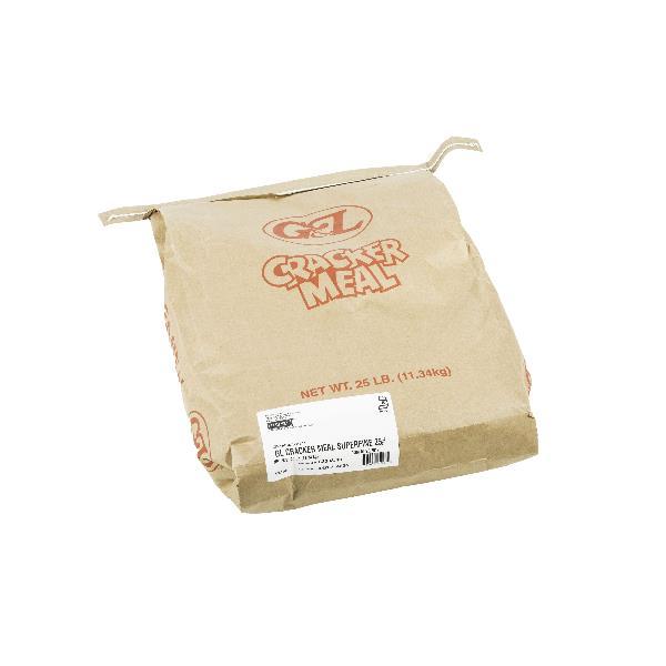 G&l Cracker Meal Modern Maid Super Fine 25 Pound Each - 1 Per Case.