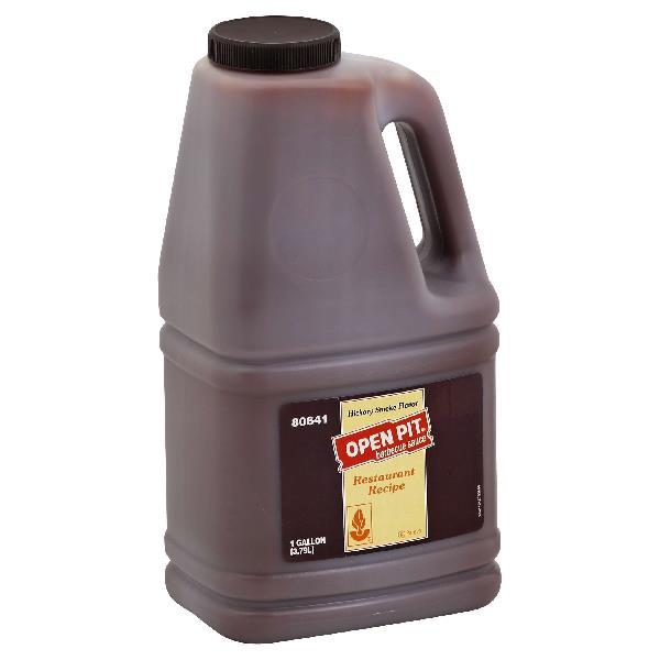 OPEN PIT Hickory Smoke BBQ Sauce 1 gal. Jugs 4 Per Case