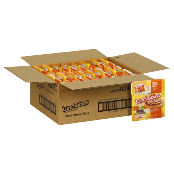 Lunchable Extra Cheese Pizza, 4.2 Ounce Size - 16 Per Case.