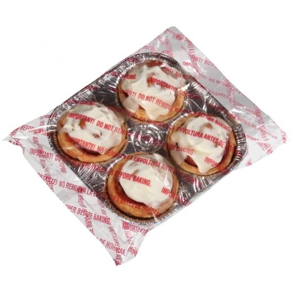 Sara Lee Oven Fresh Par Baked Cream Cheese Cinnamon Roll 4.75 Ounce Size - 6 Per Case.