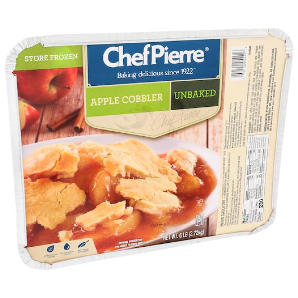 Chef Pierre Cobbler Homestyle Apple 96 Ounce Size - 4 Per Case.