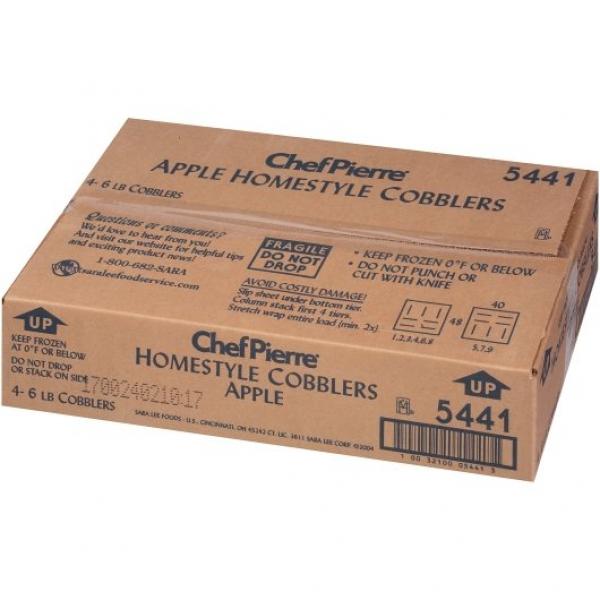 Chef Pierre Cobbler Homestyle Apple 96 Ounce Size - 4 Per Case.