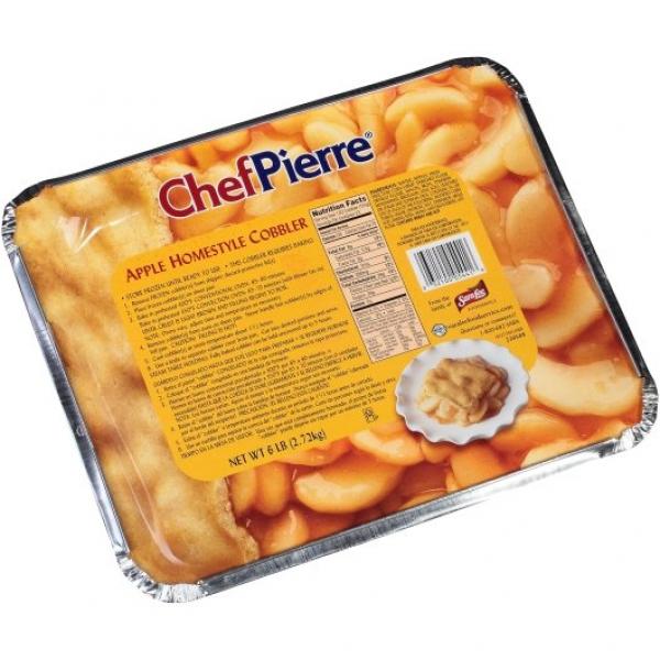 Chef Pierre Cobbler Homestyle Apple 96 Ounce Size - 4 Per Case.