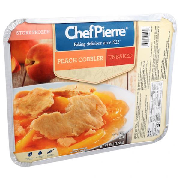 Chef Pierre Homestyle Peach Cobbler 6 Pound Each - 4 Per Case.