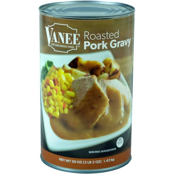 Roasted Pork Gravy 50 Ounce Size - 12 Per Case.