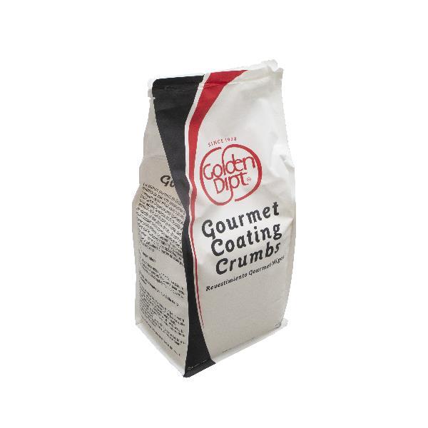 Golden Dipt Coating Gourmet Crumbs 4 Pound Each - 6 Per Case.