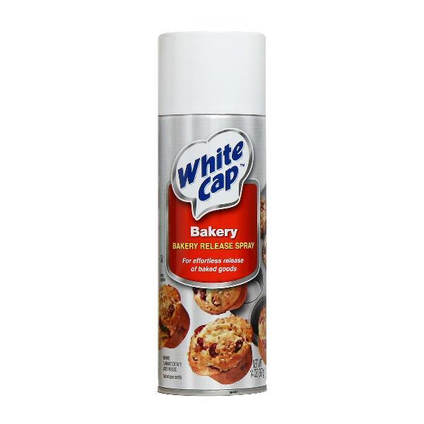 Baking Release White Cap Aerosol 14 Ounce Size - 6 Per Case.