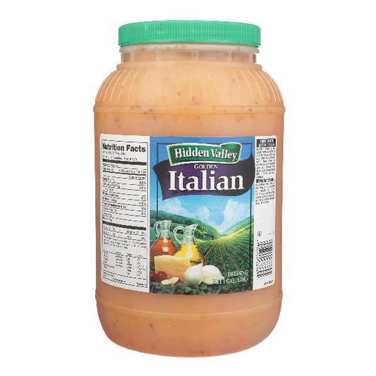 Hidden Valley Golden Italian Dressing Ga 1 Gallon - 4 Per Case.