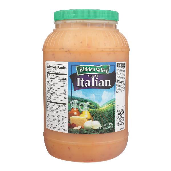 Hidden Valley Golden Italian Dressing Ga 1 Gallon - 4 Per Case.