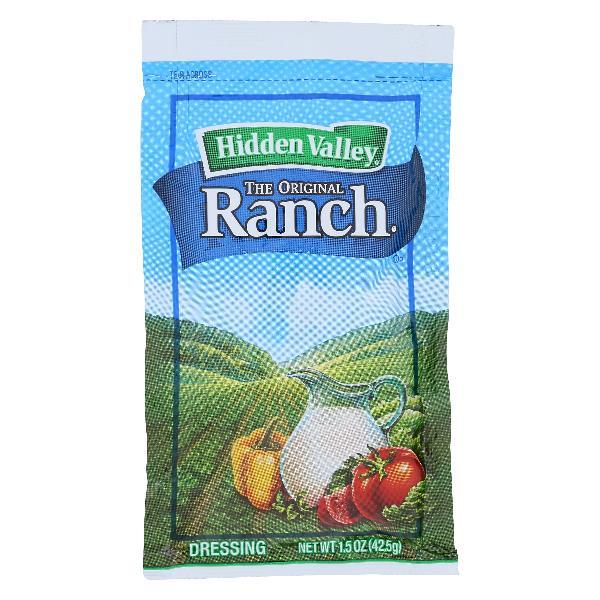 Hidden Valley Original Ranch Dressing 1.5 Ounce Size - 7.88 Pound Per Case.