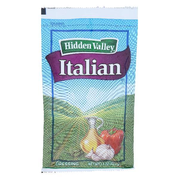 Hidden Valley Golden Italian Dressing 1.5 Ounce Size - 7.88 Pound Per Case.
