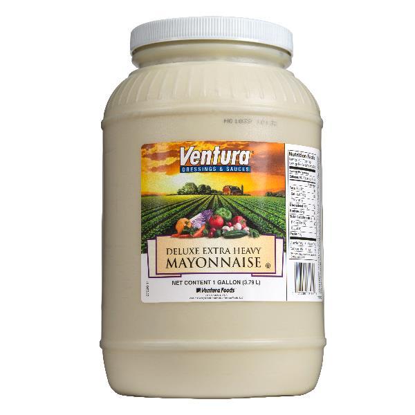 Ventura Classic Gourmet Deluxe Mayonnaise 1 Gallon - 4 Per Case.