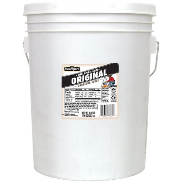 Sauce K Masterpiece Original Barbecue Pailgluten Free 5 Gallon - 1 Per Case.
