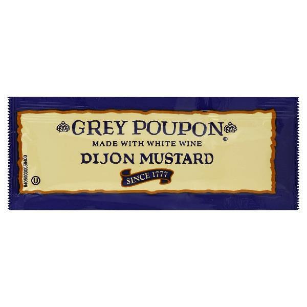 GREY POUPON Single Serve Dijon Mustard 0.25 Ounce Packets 200 Per Case