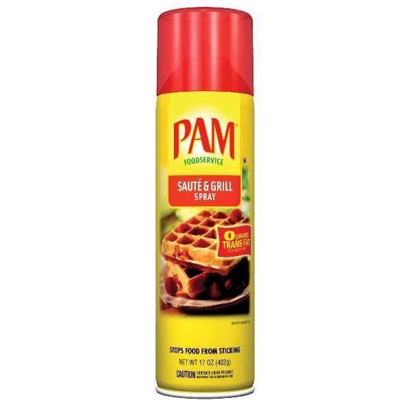 Pam® Saute & Grill Cooking Spray 17 Ounce Size - 6 Per Case.