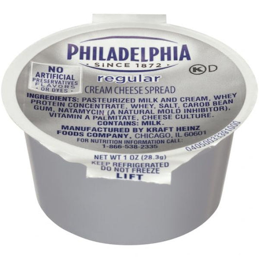 PHILADELPHIA Original Cream Cheese Spread 1 Ounce Cup 100 Per Case