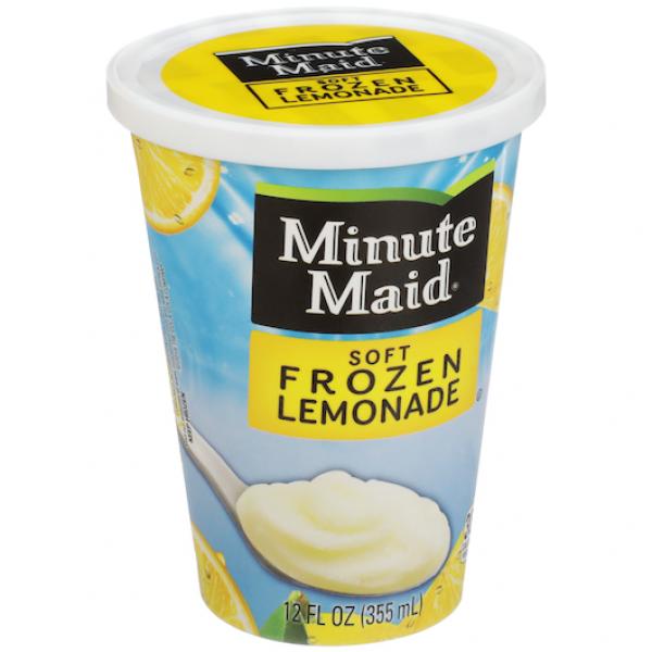 Minute Maid Cup Soft Frozen Lemon Lemonade 12 Count Packs - 12 Per Case.