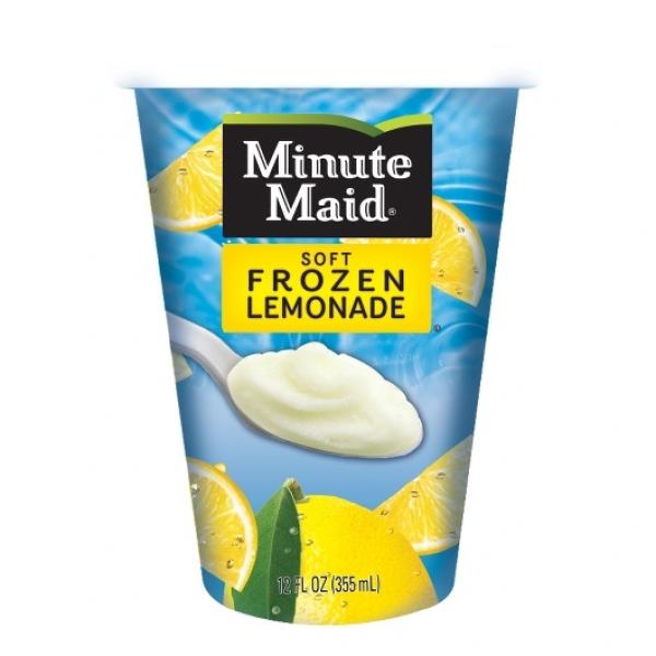 Minute Maid Cup Soft Frozen Lemon Lemonade 12 Count Packs - 12 Per Case.