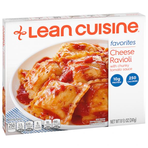 Lean Cuisine Cheese Ravioli Meal 8.5 Ounce Size - 12 Per Case.