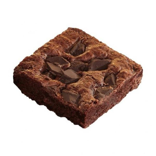 Brownie Fabulous Chocolate Chunk Unsliced Tray Frozen 2.8 Pound Each - 4 Per Case.