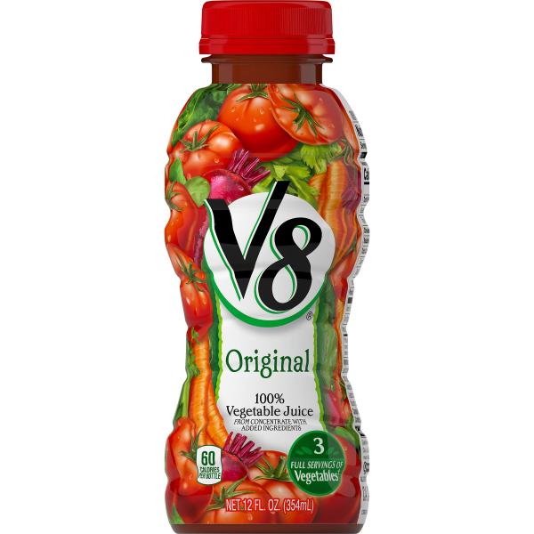 V8 Juice V8 Plastic 12 Fluid Ounce - 12 Per Case.