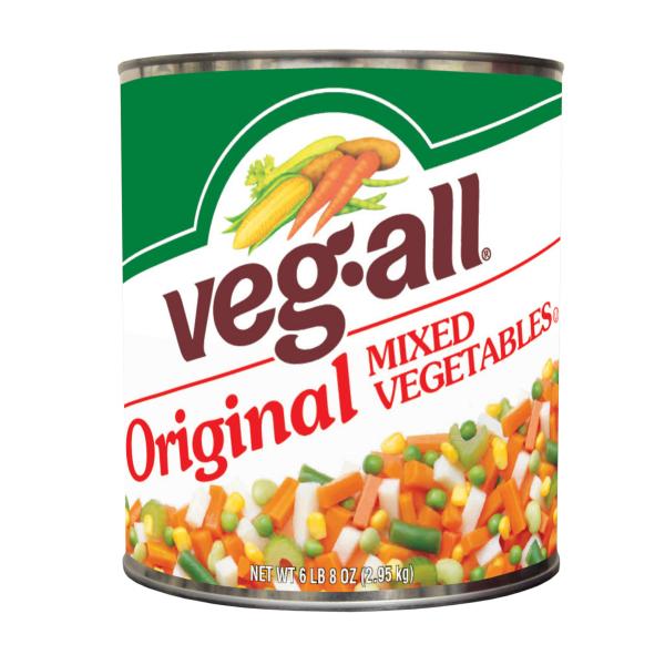 Veg All Mixed Vegetable 104 Ounce Size - 6 Per Case.