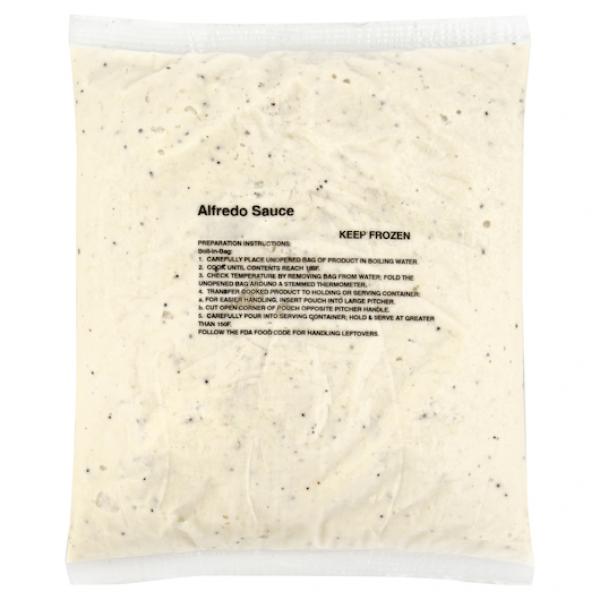 QUALITY CHEF Alfredo Sauce 4 lb. Frozen Bag 6 Per Case