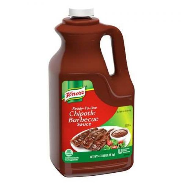 Knorr Sauce Ready-To-Use Jug Chipotle BBQ 0.5 Gallon - 4 Per Case.