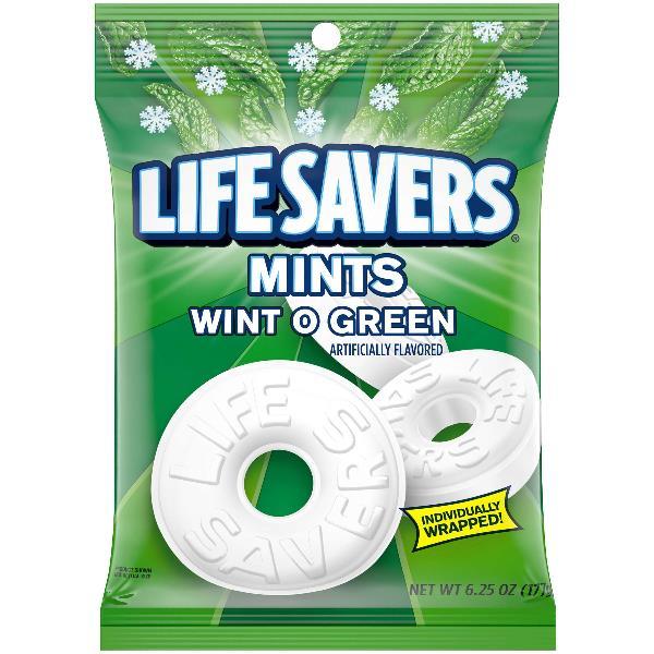 Life Savers Wintogreen 6.25 Ounce Size - 12 Per Case.