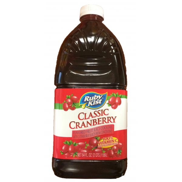 Ruby Kist Fdsve Cran Jce Cktl 64 Fluid Ounce - 8 Per Case.