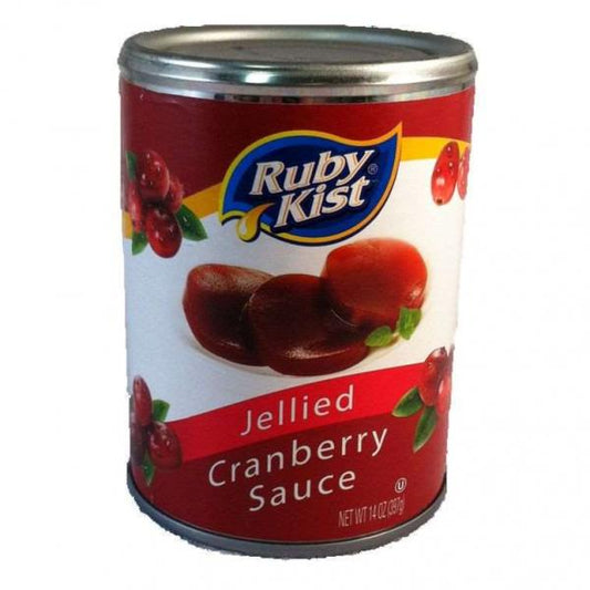 Ruby Kist Jellied Cran Sce 14 Ounce Size - 24 Per Case.