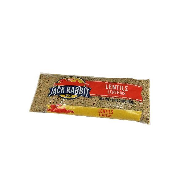 Jack Rabbit Lentils 1 Pound Each - 24 Per Case.