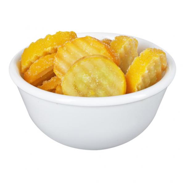 Full Sliced Yellow Squash 3 Pound Each - 12 Per Case.