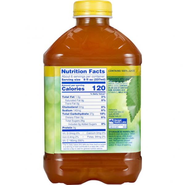 Thick & Easy Clear Thickened Apple Juice Honey 48 Ounce Size - 6 Per Case.