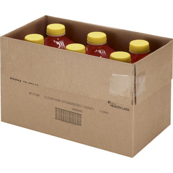 Thick & Easy Clear Thickened Kiwi Strawberrydrink Honey Iddsi Level 6 Count Packs - 1 Per Case.